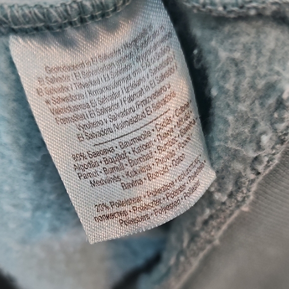 Comfort Colors Be Kind Sweatshirt, Aqua/Teal, Womens XL Oversized - Picture 3 of 5